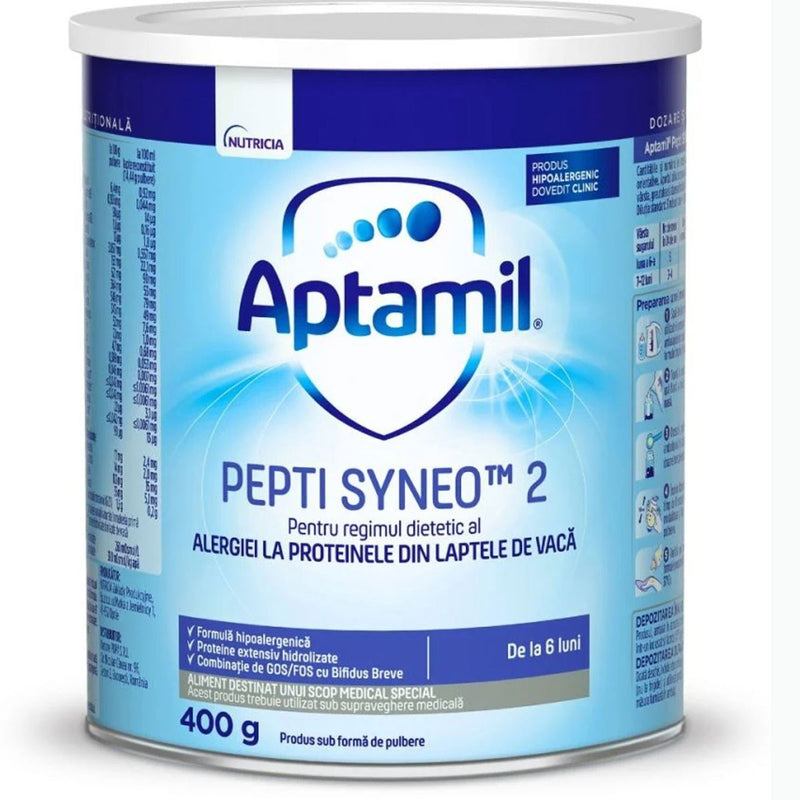 APTAMIL Pepti Syneo 2, lapte praf, pentru 6-12 luni, 400 g infant-ro