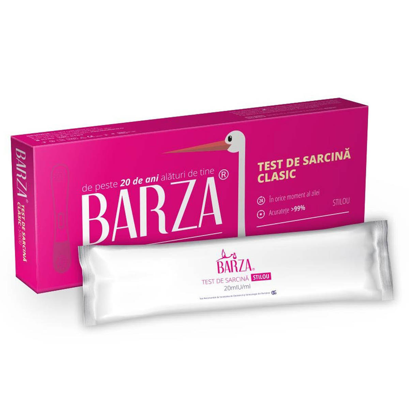 BARZA Jet, test de sarcina, stilou infant-ro
