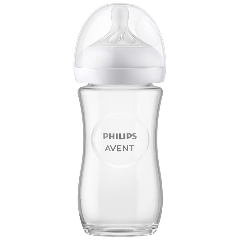 PHILIPS Avent, biberon, natural response, sticla, 1 luna+, 240 ml infant-ro