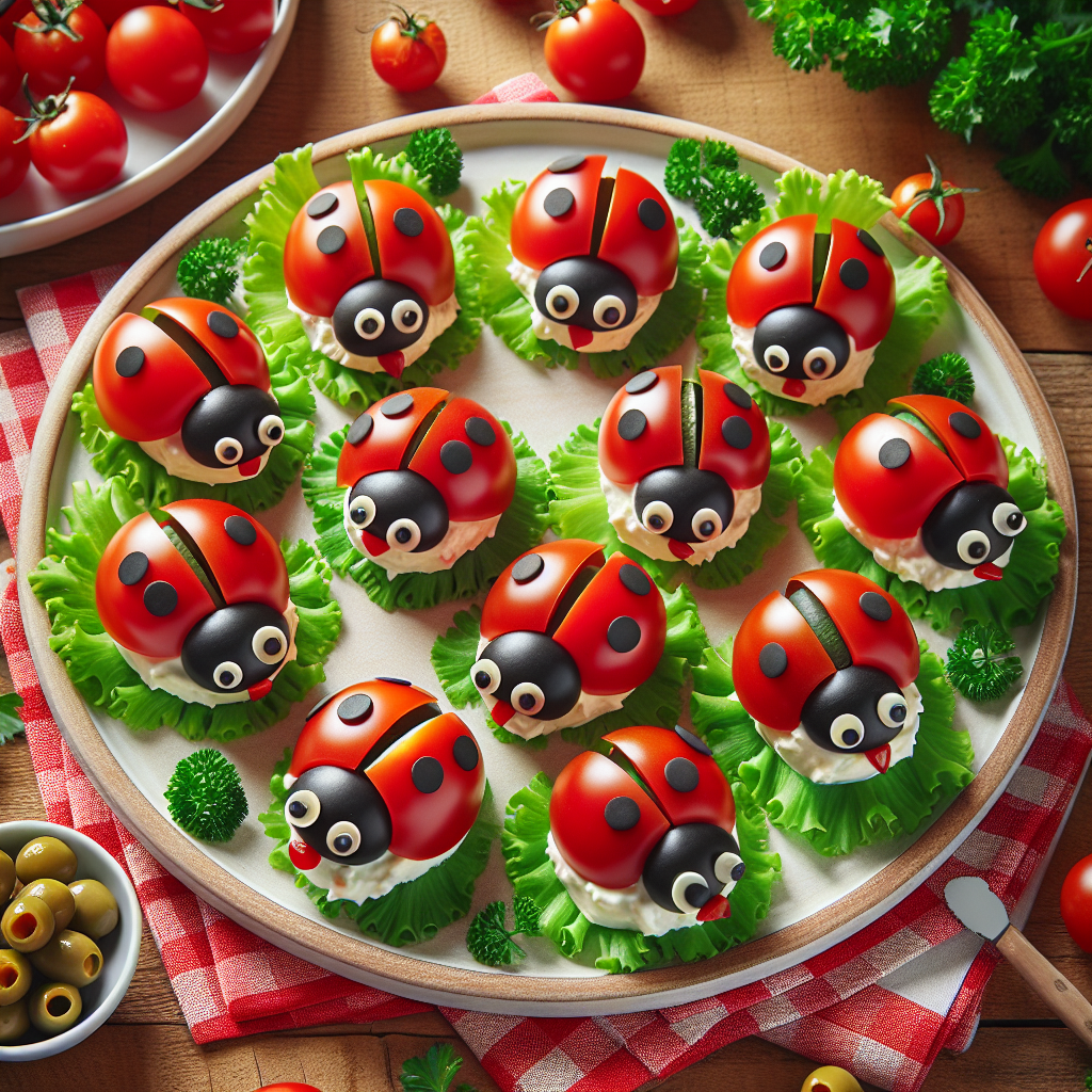 Buburuze din Roșii Cherry Umplute cu Cremă de Brânză pentru Copii Infant.ro