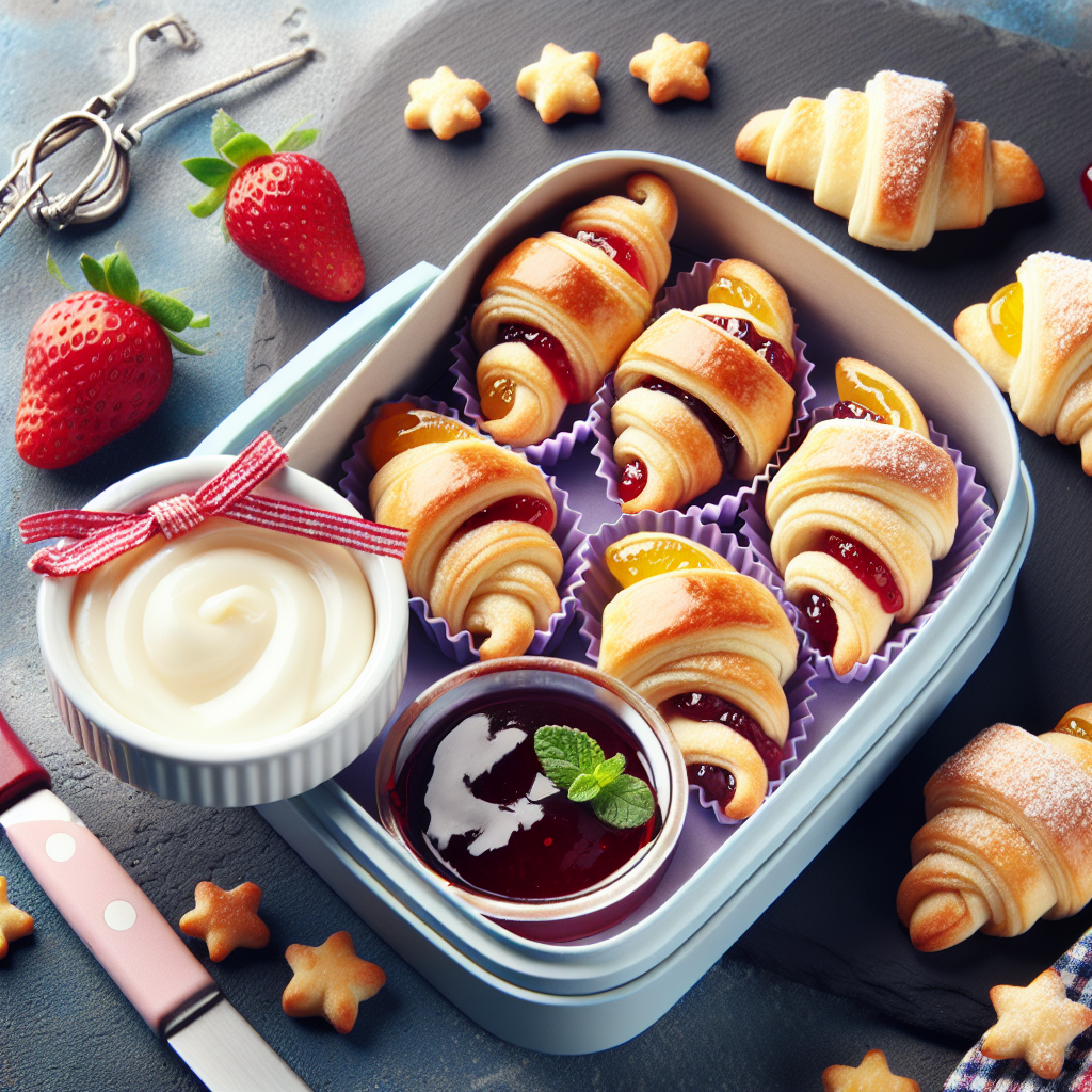 Cornulețe cu Gem: Desert Delicios pentru Copii Infant.ro