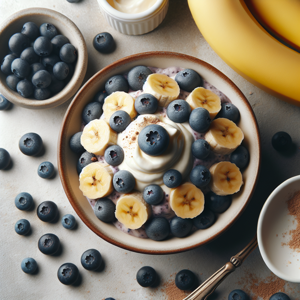 Crema de Afine și Banană pentru Copii de la 1 An: Rețetă Delicioasă Infant.ro