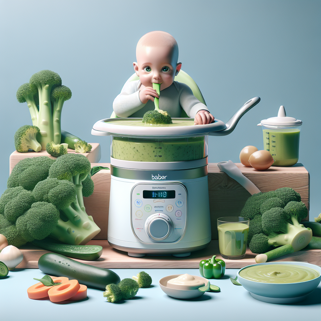 Crema de Broccoli pentru Bebeluși de la 10 Luni: Rețetă cu Babycook Infant.ro