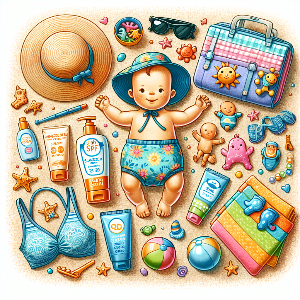 Cu Bebe la Plajă: 10 Lucruri de Pus în Valiză Infant.ro
