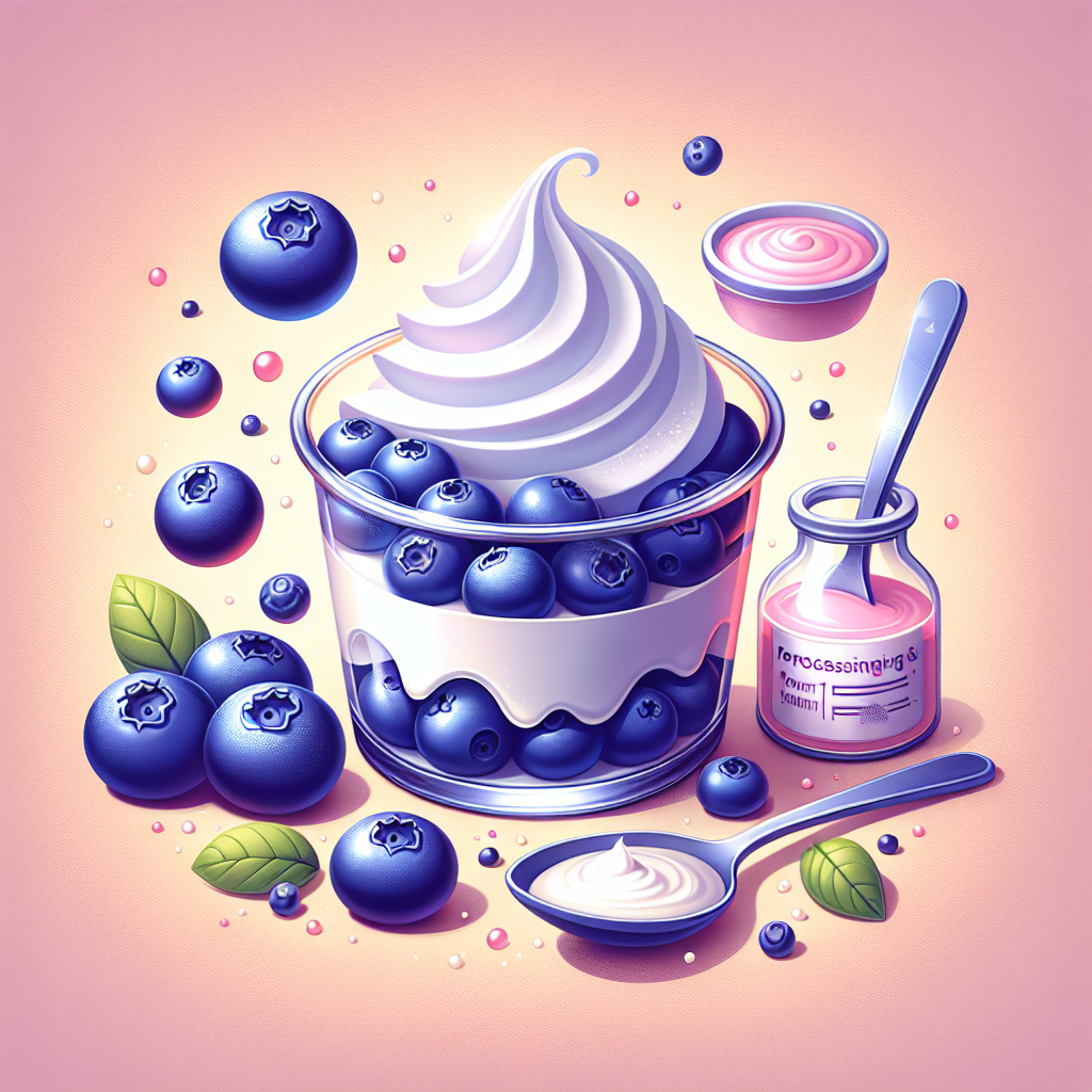 Deliciu cu Afine și Cremă de Iaurt: Desert pentru Copii de la 1 An Infant.ro