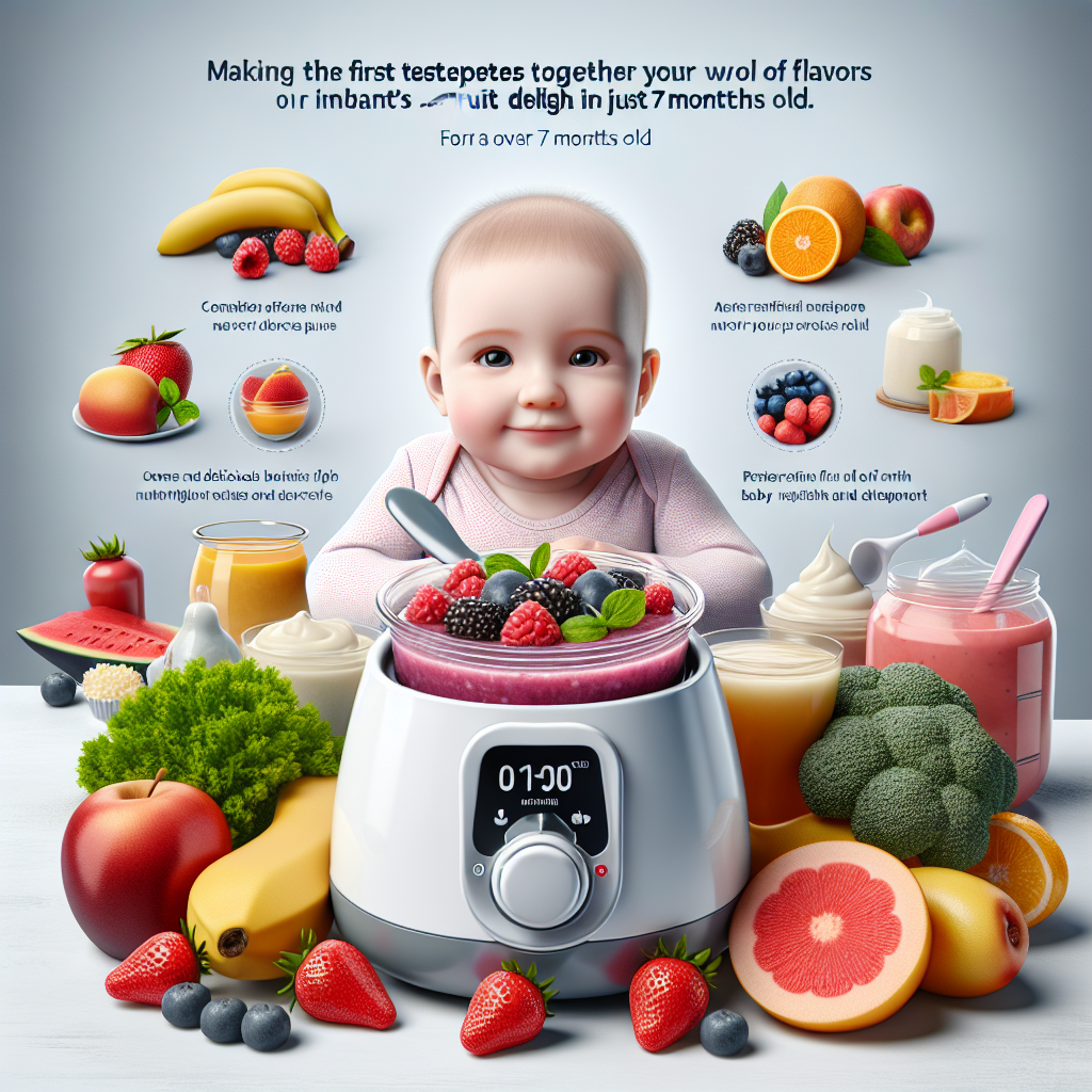 Deliciu de Fructe pentru Bebeluși de la 7 Luni: Rețetă cu Babycook Infant.ro