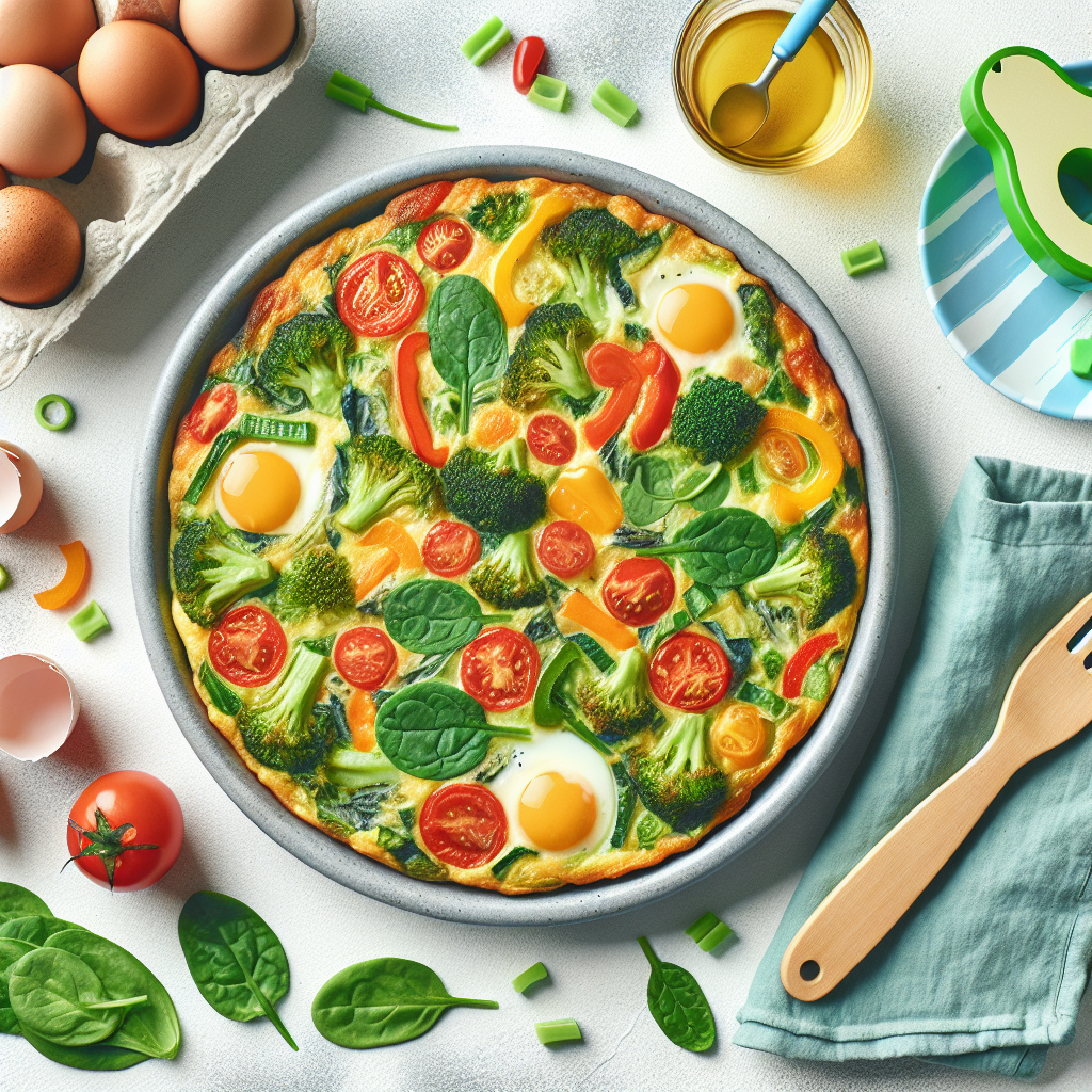 Frittata cu Legume la Cuptor: Rețetă pentru Copii de 10-12 Luni Infant.ro