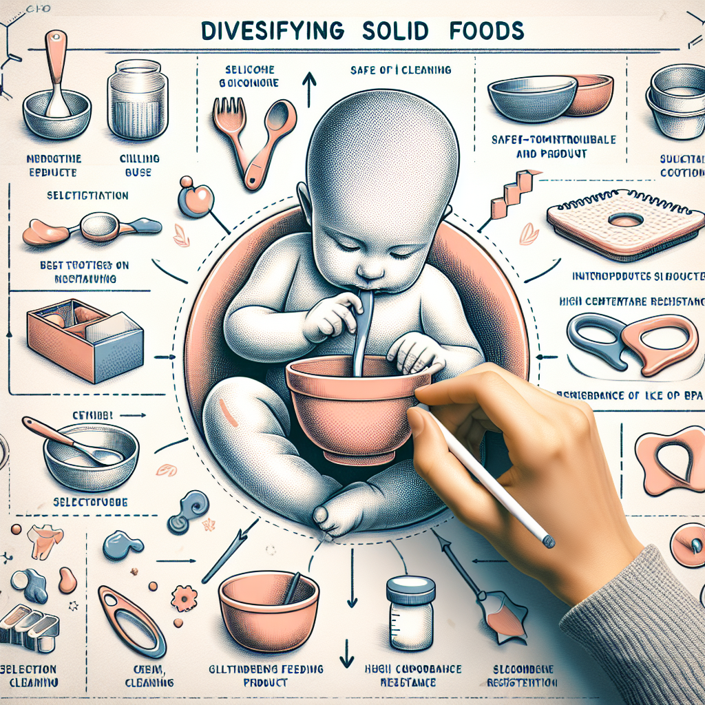 Ghidul Esențial pentru Diversificarea și Alimentația Bebelușului: Accesorii din Silicon pentru o Masă Sigură și Practică Infant.ro