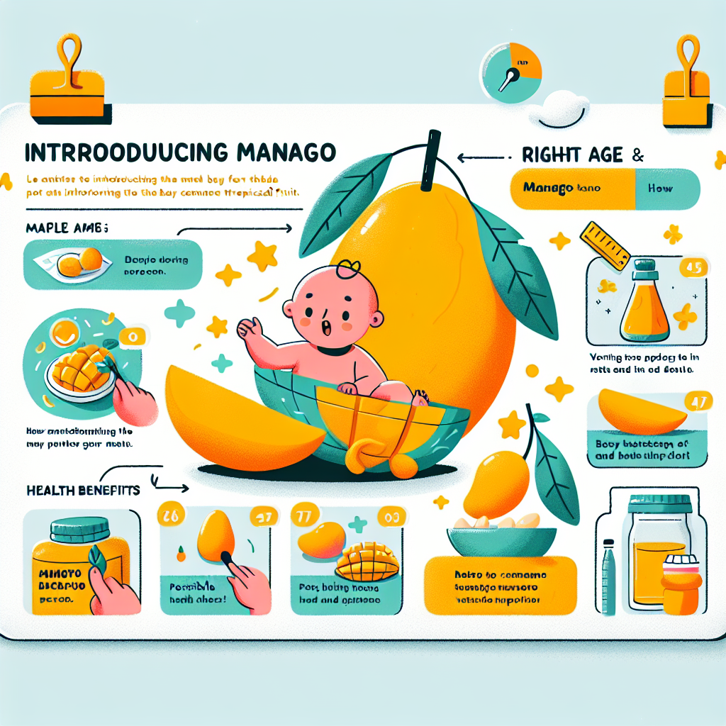 Introducerea Mango în Dieta Bebelușului: Vârsta Potrivită și Metode Infant.ro