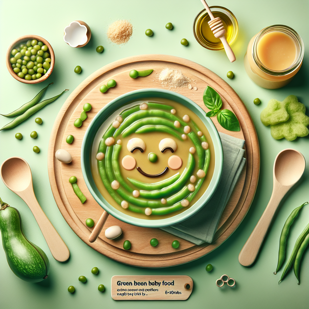 Mâncărică de Fasole Verde: Rețetă pentru Bebeluși de 8-10 Luni Infant.ro