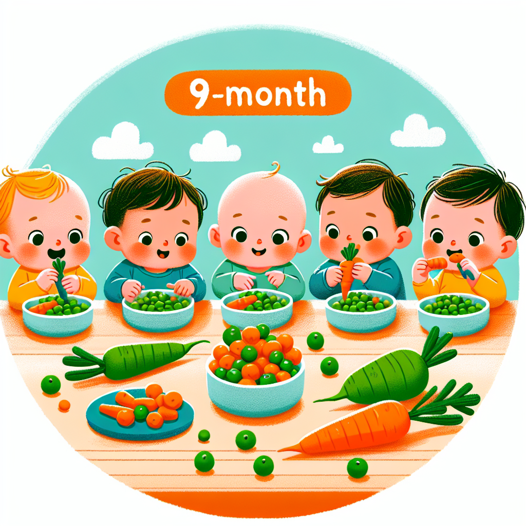 Mazăre cu Baby Carrots: Rețetă pentru Bebeluși de 8-10 Luni Infant.ro