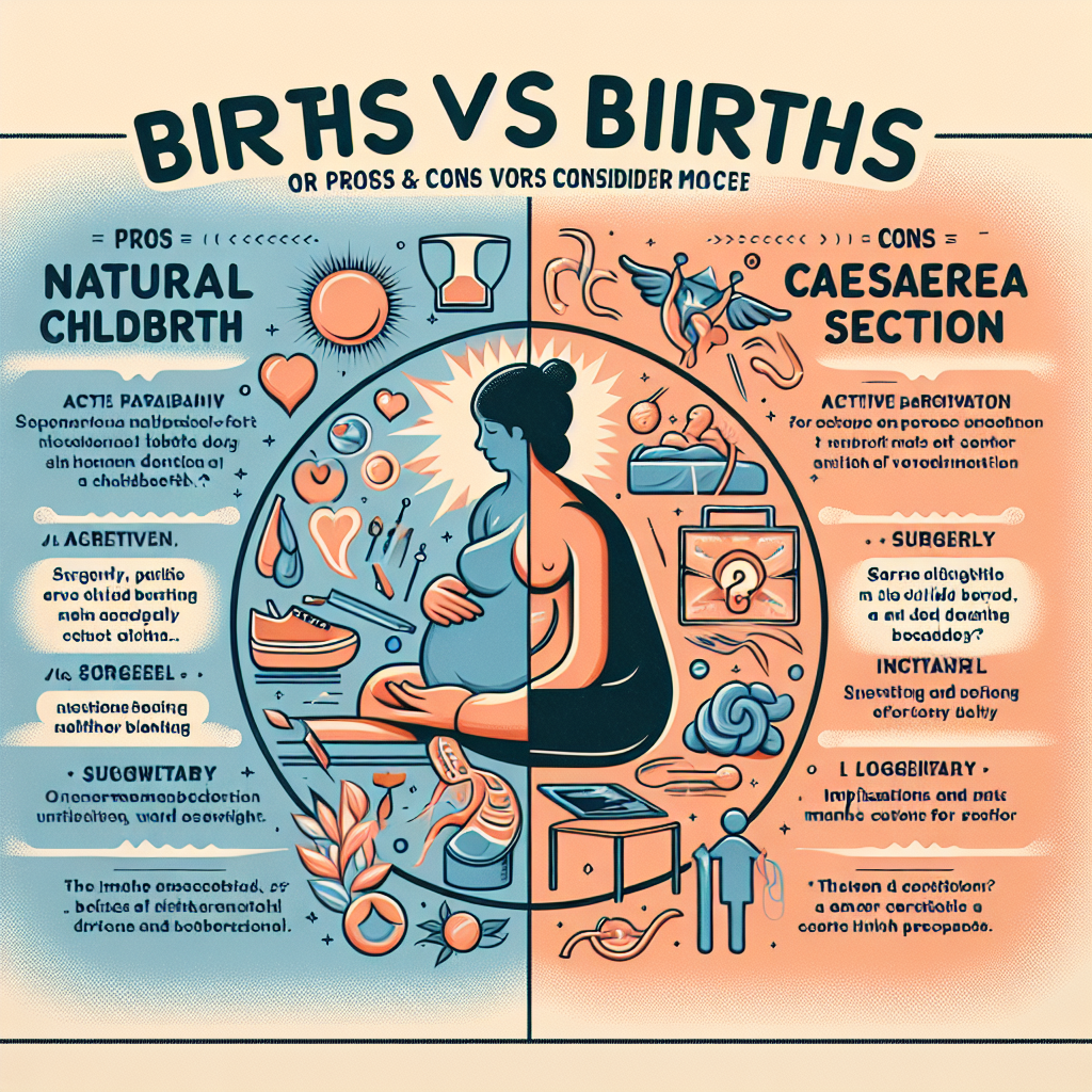 Naștere Naturală sau Cezariană: Află Avantajele și Dezavantajele Infant.ro