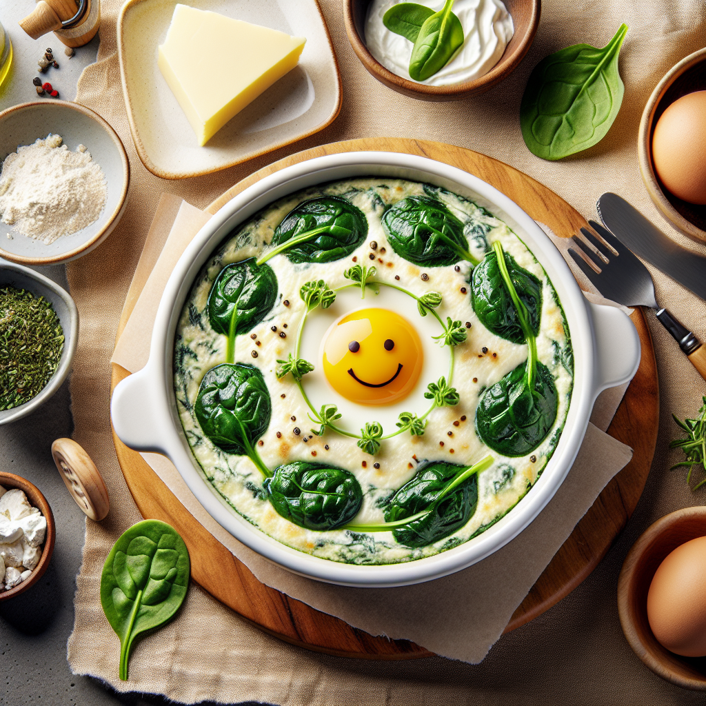 Sufleu de Spanac: Rețetă Ideală pentru Copii după 12 Luni Infant.ro