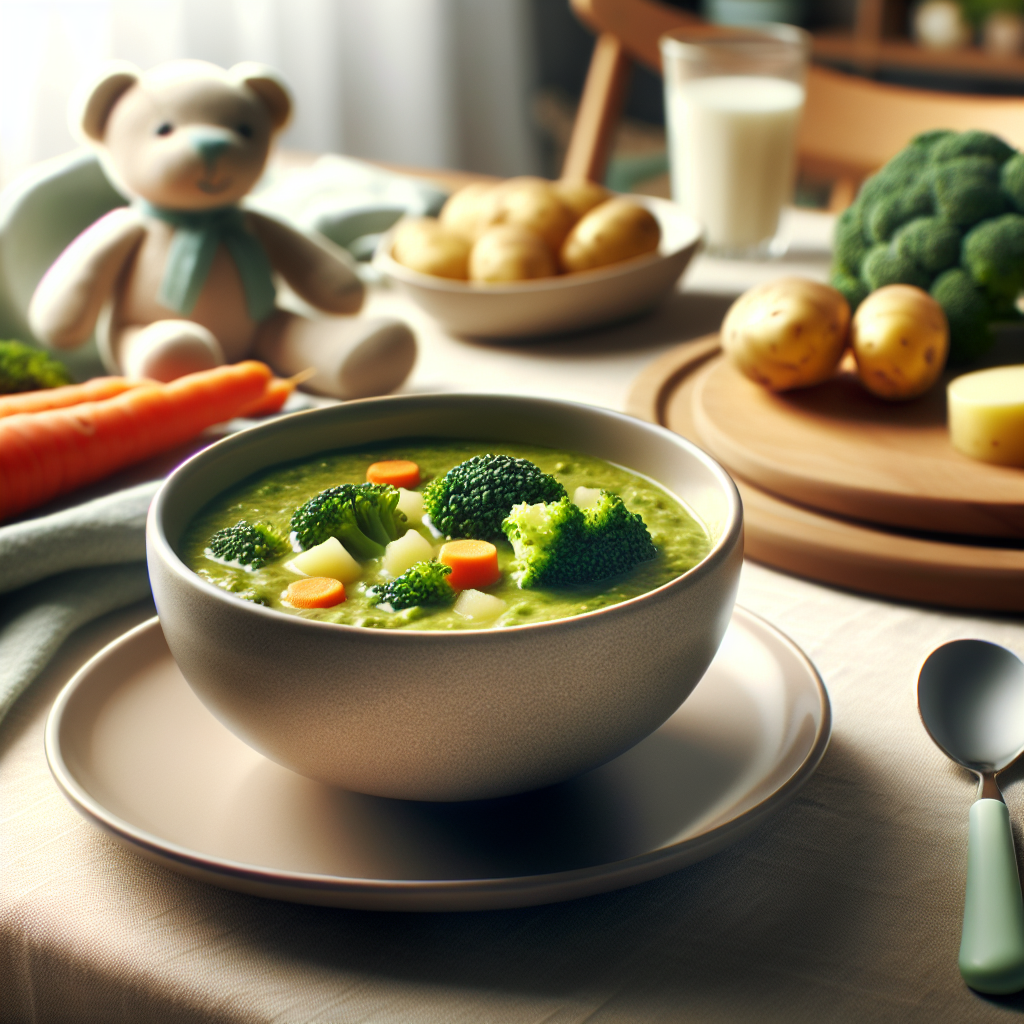 Supă-Cremă de Broccoli: Rețetă Nutritivă pentru Bebeluși de la 8 Luni Infant.ro