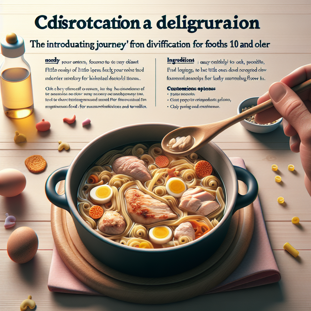 Supă cu Piept de Pui și Tăiței: Rețetă pentru Bebeluși de la 10 Luni Infant.ro