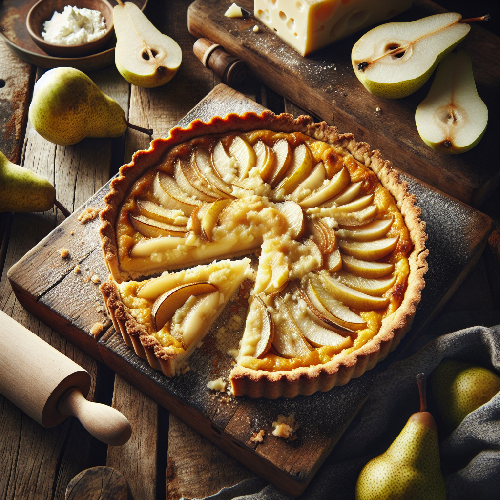 Tartă cu Pere și Brânză: Rețetă Delicioasă pentru Copii Infant.ro