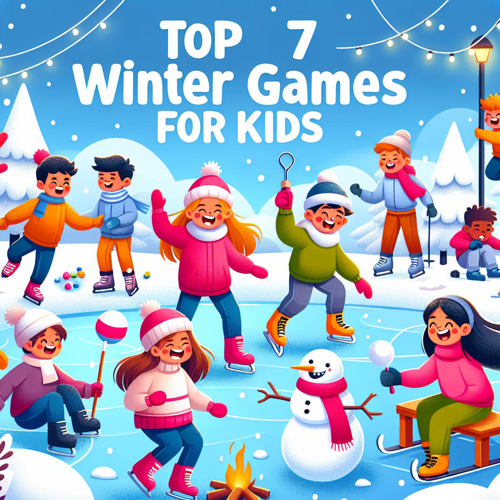 Top 7 Jocuri Inedite de Iarnă pentru Copiii Energici Infant.ro