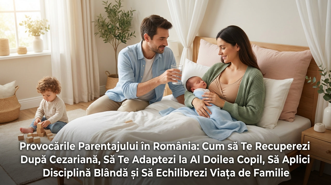 Provocările Parentajului în România: Cum să Te Recuperezi După Cezariană, Să Te Adaptezi la Al Doilea Copil, Să Aplici Disciplină Blândă și Să Echilibrezi Viața de Familie