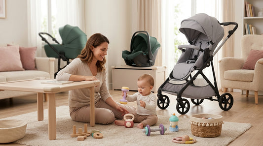 Părinte și copil într-o cameră sigură pentru copii – tendințe parenting siguranță 2026