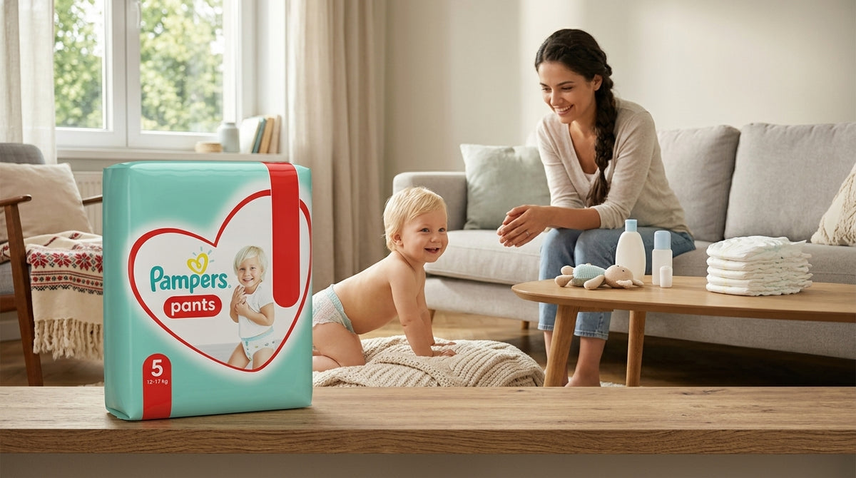 Pampers Premium Care Pants Nr 5 - scutece chilotel pentru bebeluși 12-17 kg