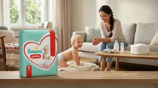 Pampers Premium Care Pants Nr 5 - scutece chilotel pentru bebeluși 12-17 kg
