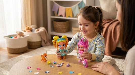 Papusa Kookyloos Pets Party cu animalut si accesorii
