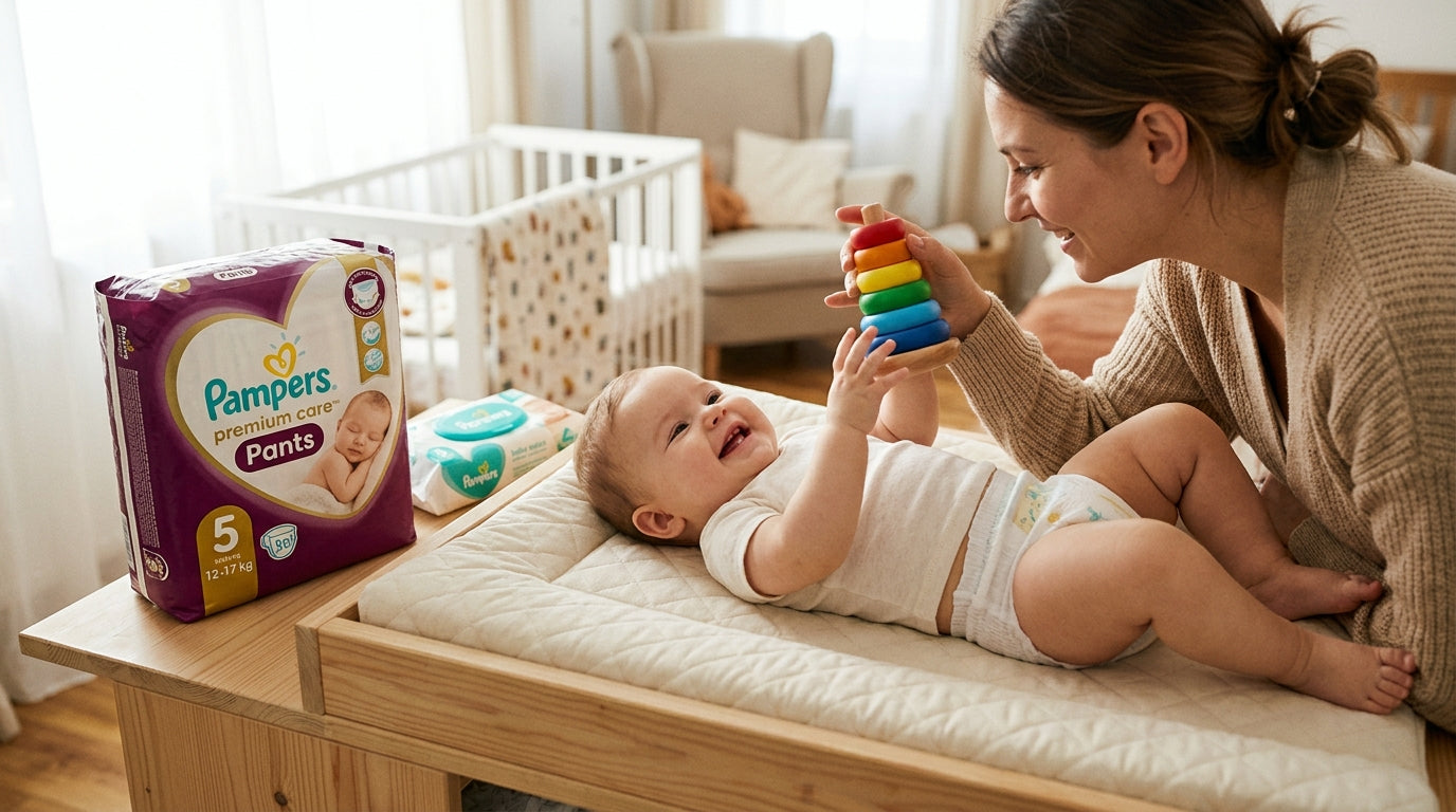 Pampers Premium Care Pants Nr 5 scutece-chiloțel pentru copii 12-17 kg