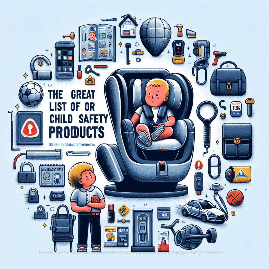 Marea Listă cu Produse de Siguranță pentru Copii: Ce Să Alegi