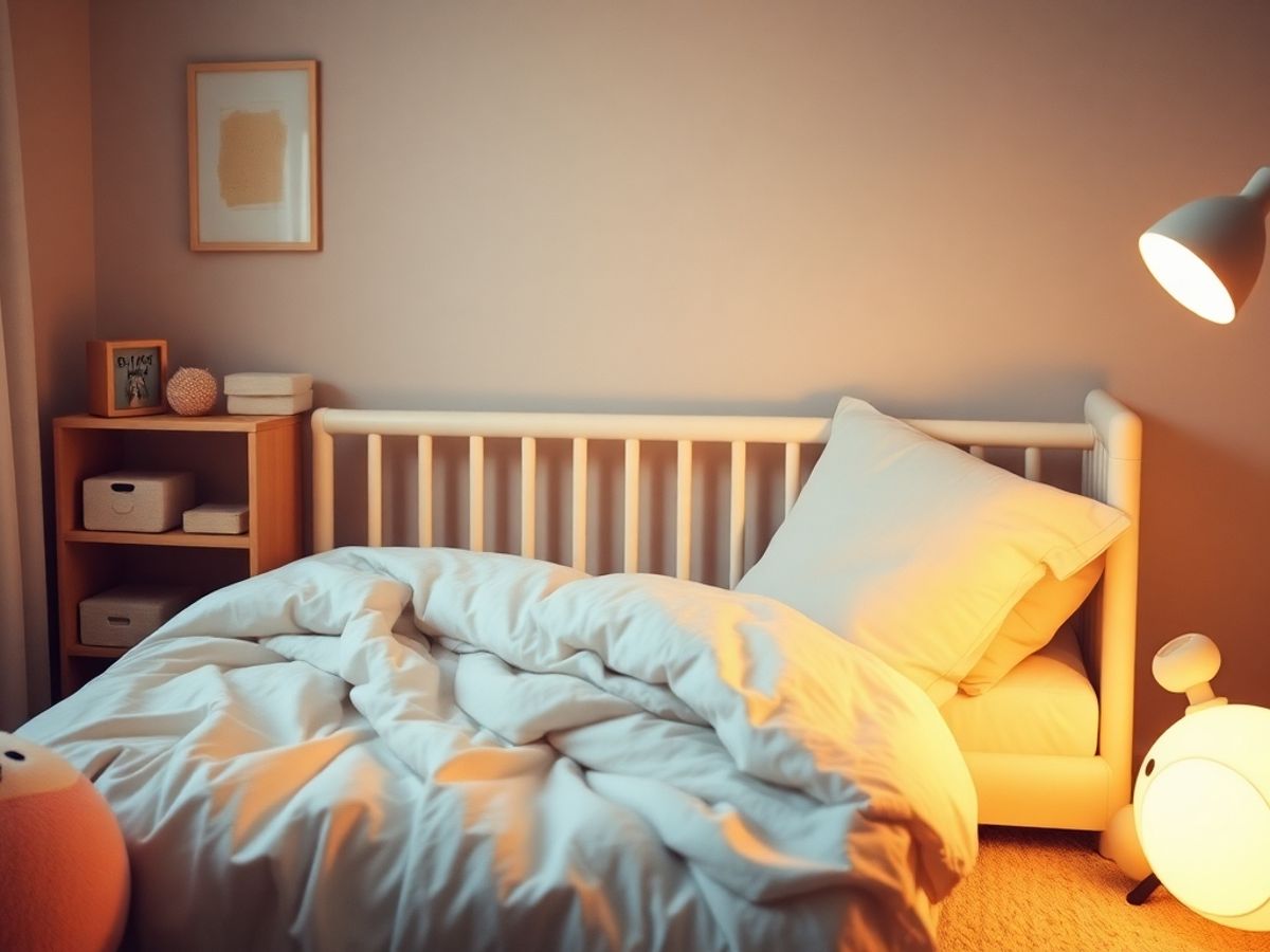 Camera liniștită pentru somnul copilului.