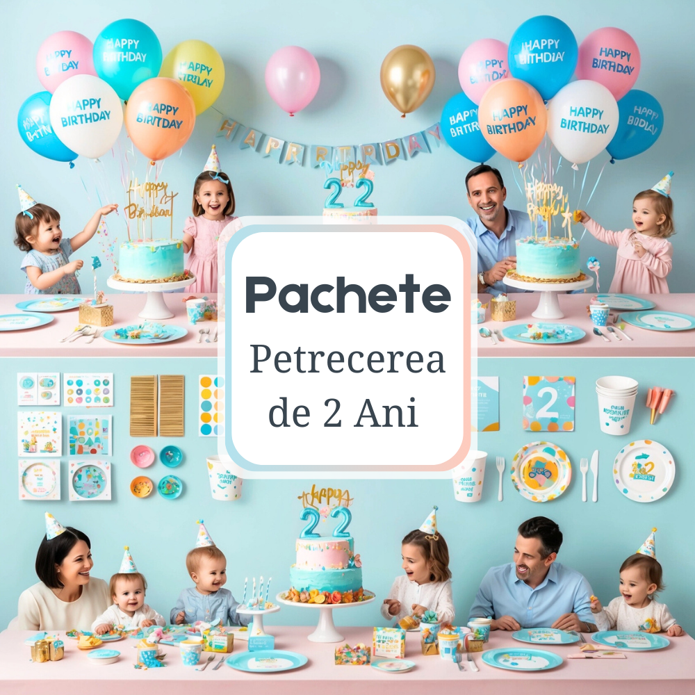 Pachet Petrecerea de 2 Ani: Produse pentru sărbătorirea celei de-a doua aniversări de la Infant.ro