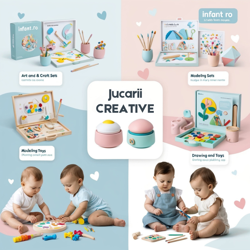 Jucării creative pentru copii de la Infant.ro