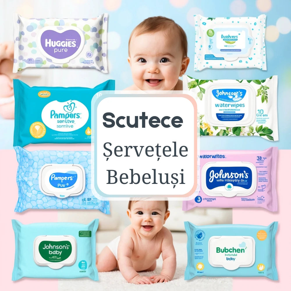 Șervețele Bebeluși Curățare delicată și eficientă pentru pielea sensibilă de la Infant.ro