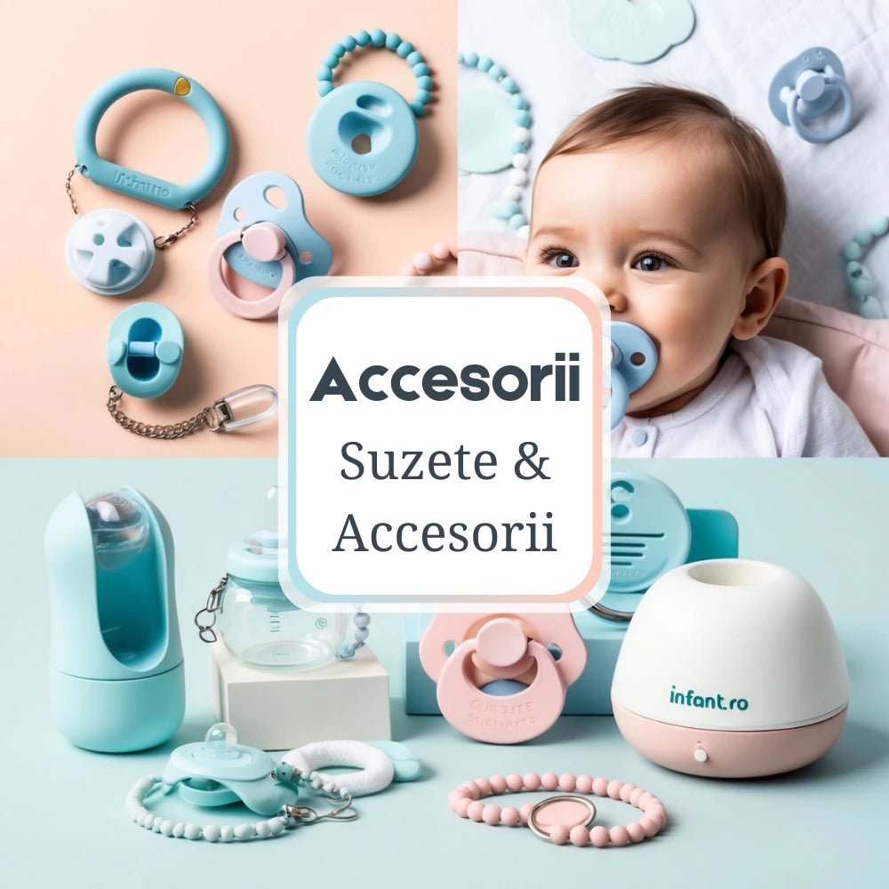 Suzete și Accesorii Confort și liniște pentru bebelușii de la Infant.ro