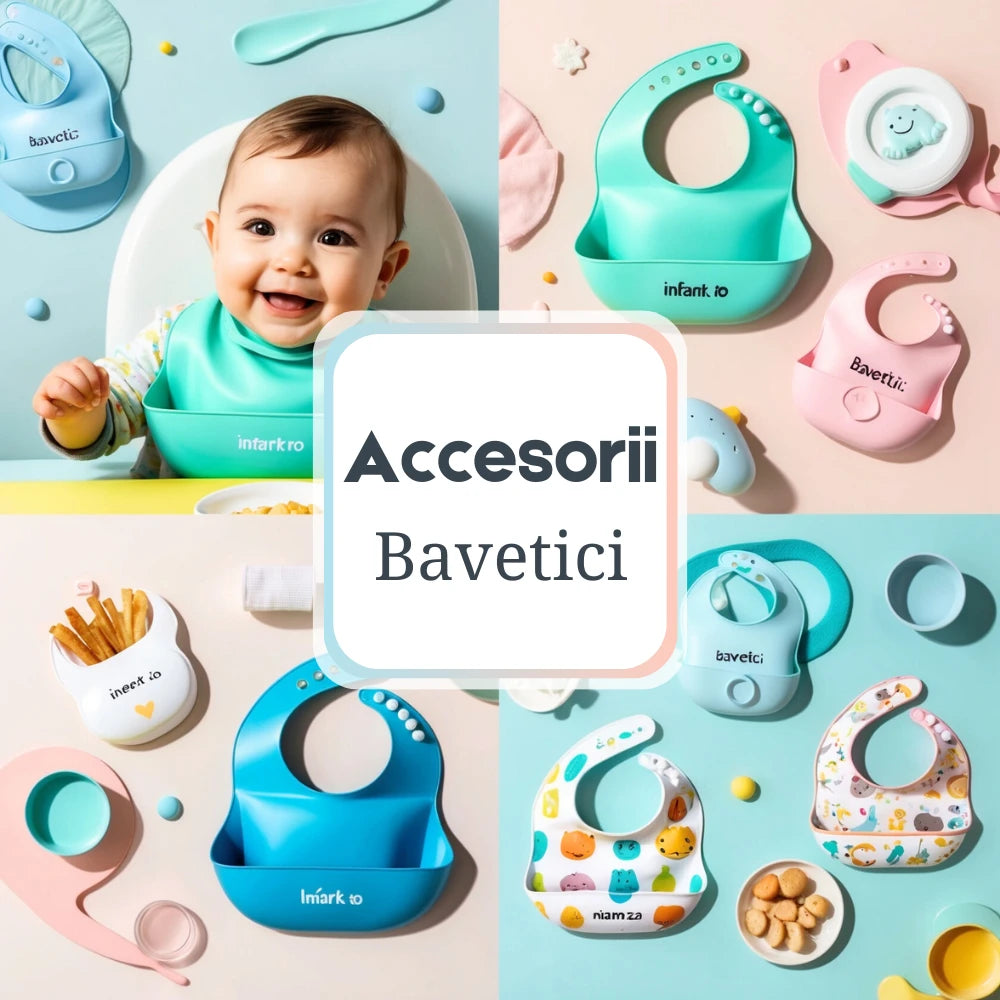 Bavetici Bebeluși: Protecție și confort pentru timpul mesei de la Infant.ro