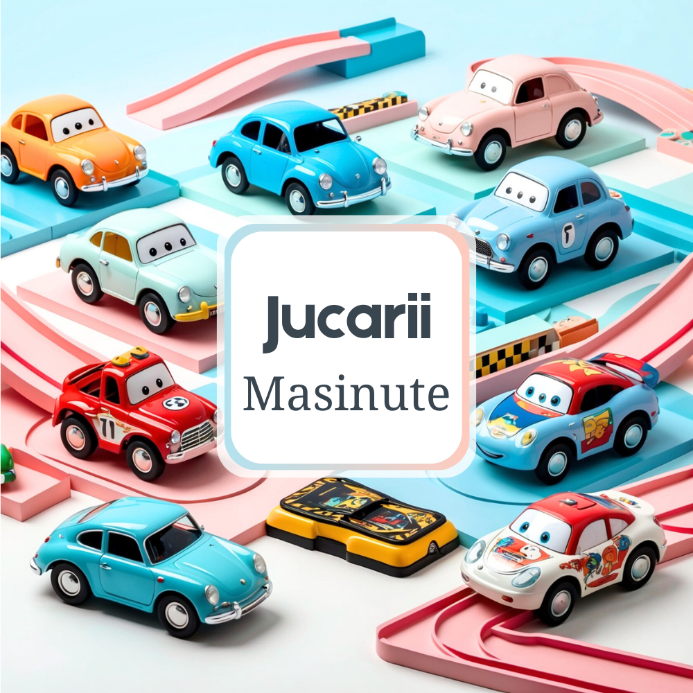 Mașinuțe de jucat cu mâna Aventuri interactive și dezvoltare motrică pentru copii
