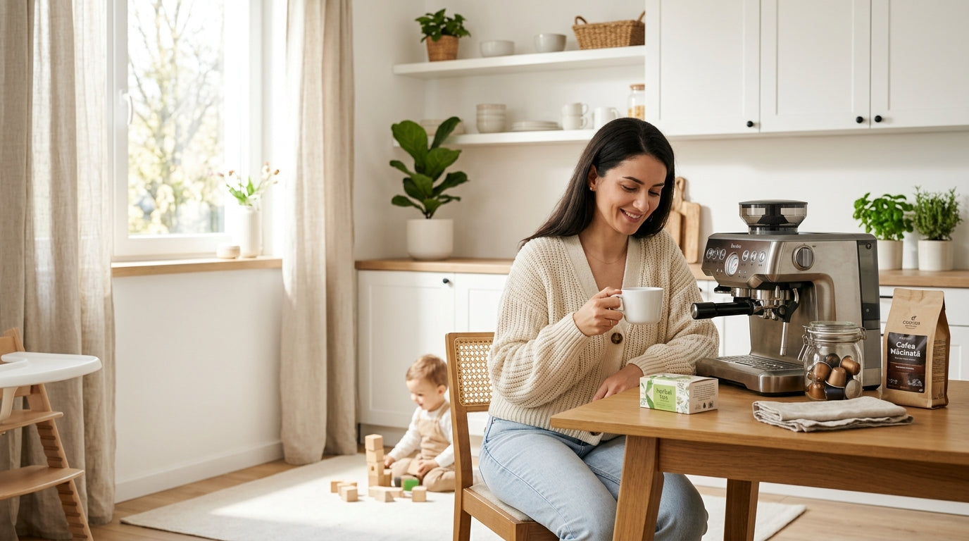 Espressoare și cafetiere pentru familie