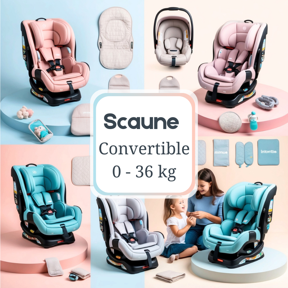 Scaune auto convertible 0-36 kg pentru siguranță și confort de la Infant.ro