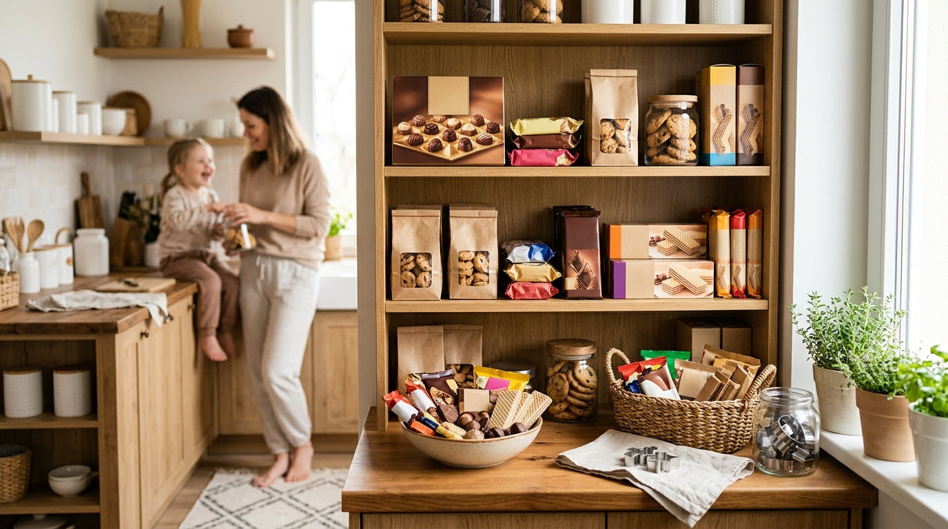 Ciocolată și praline pentru familie