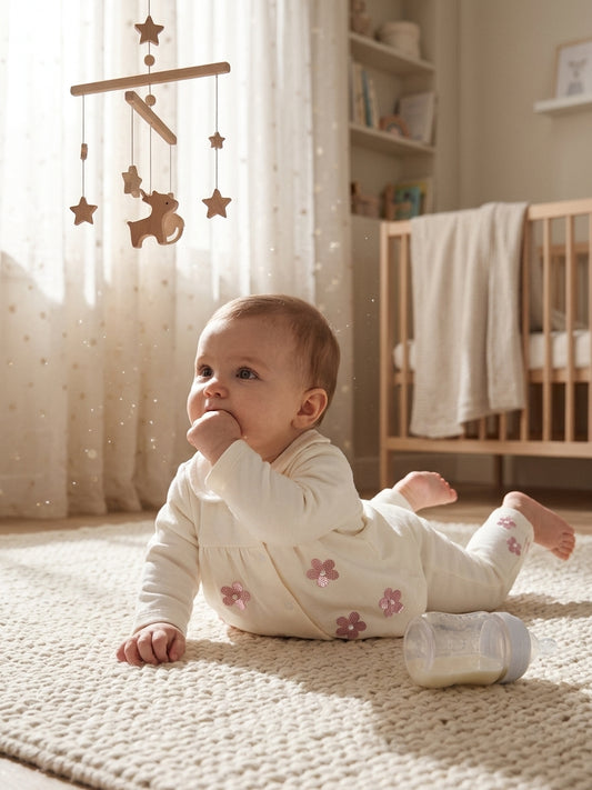Set bebe cămașă și pantaloni cu flori Baby Mix 3-6 Luni [ps:7a1749c2-2091-466e-82e6-db91ef01e1c4]
