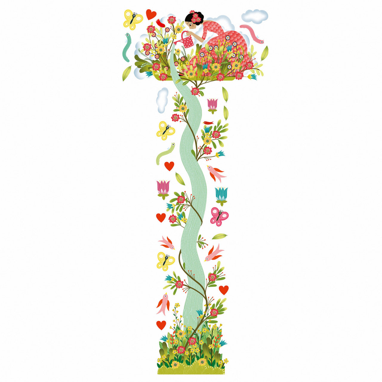 Decoratie camera copilului abtibilduri masuratoare Gradina inflorita, Djeco [ps:396449ff-9135-4742-889c-b88e2b48f99f]