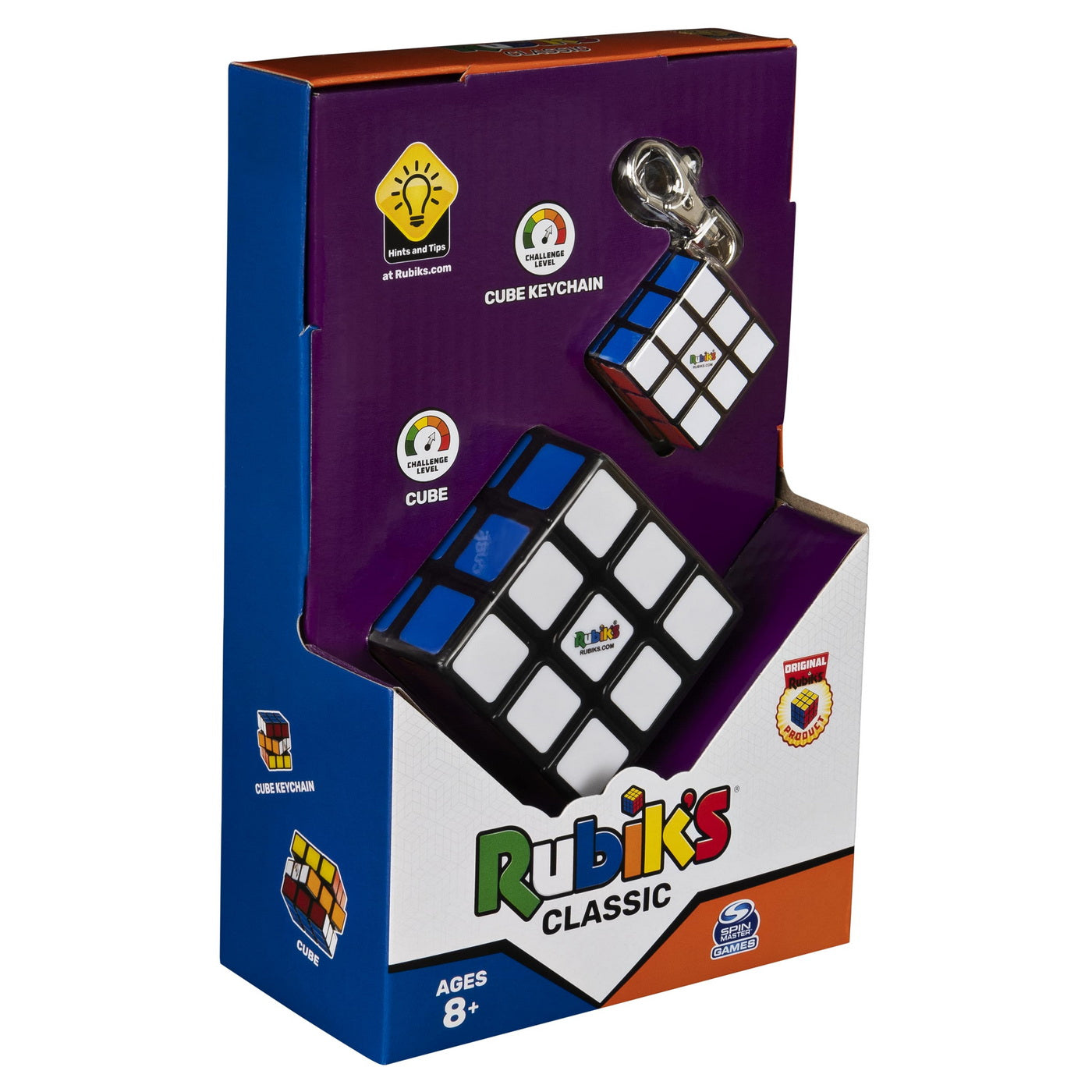 SET CUB RUBIK 3X3 CLASIC SI BRELOC ORIGINALE Spin Master - Imagine 1 [ps:56192b8c-24c5-4d59-9f6d-202d7e18ba57]