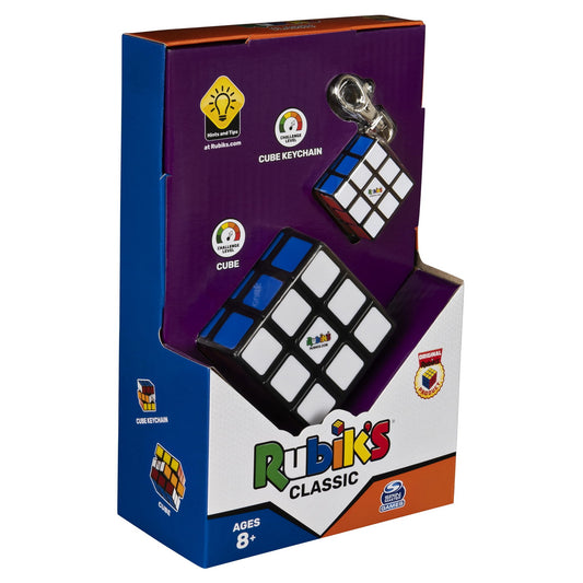 SET CUB RUBIK 3X3 CLASIC SI BRELOC ORIGINALE Spin Master - Imagine 1 [ps:56192b8c-24c5-4d59-9f6d-202d7e18ba57]