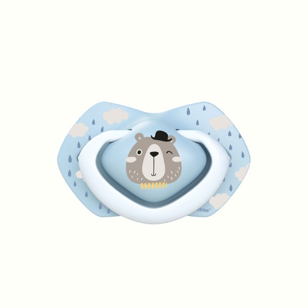 Canpol Babies Suzeta Simetrica Din Silicon 6-18 M Bonjour Paris 2 Pcs 22/648_Blu [ps:d556e7a0-d03c-4624-ada8-822531a4d070]