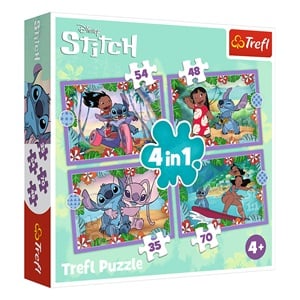 Puzzle Lilo & Stitch 4 in 1 Trefl - Set Jucării Jumbo - Default Title (1) [ps:648e890c-f23a-4df7-8201-fcfc9938fb37]