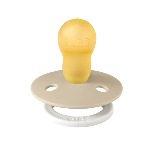 Set 2 Suzete BIBS Glow Latex, Tetină Rotundă, 0 luni - Blush - Vanilie (1) [ps:115c371d-69ba-4414-ba8a-8cebad738340]