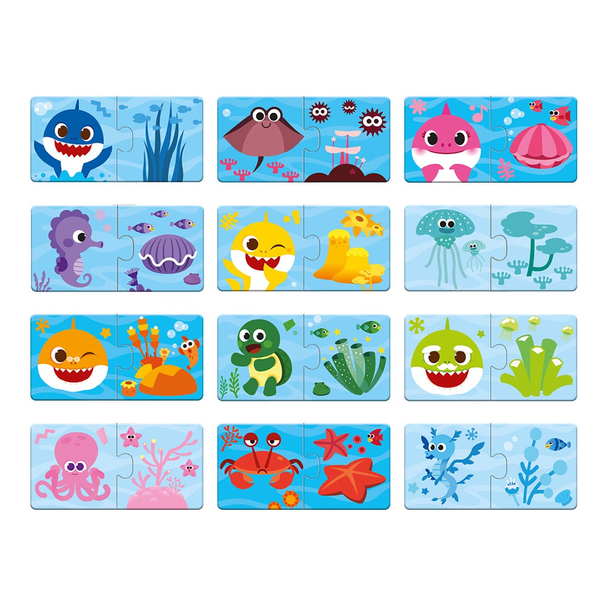 Puzzle Duo Potrivire Culori Baby Shark - Dodo Toys - Default Title (1) [ps:ade09646-b79d-4117-8e71-ab55eebf1120]
