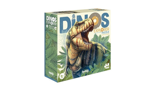 Puzzle Dino Explorer, Londji - Imagine 1 [ps:51f7fcf0-4f59-42fc-ab27-6ce92ffc6ea6]