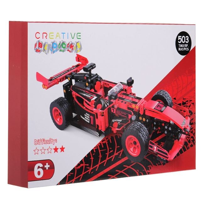 Cuburi Construcție Mașină de Curse F1 Roșie Jumbo - 503 - Default Title (1) [ps:a8f039b9-5610-4cb4-833b-4815169c0c89]
