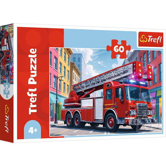 PUZZLE TREFL 60 MASINA DE POMPIERI - Imagine 1 [ps:b6f8ca61-02ff-4344-985d-a5109068d907]