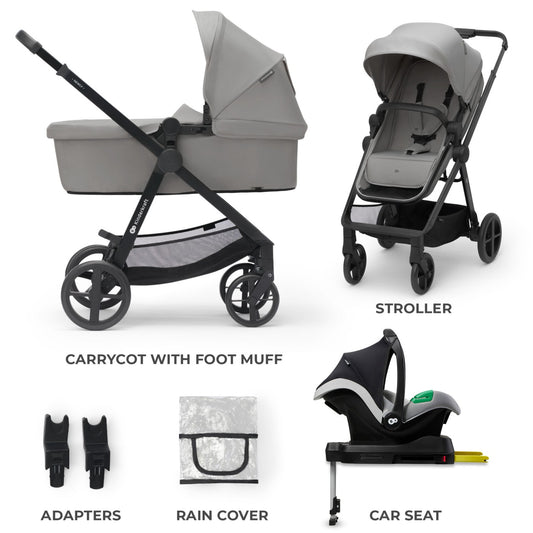 CARUCIOR KINDERKRAFT NEWLY, 4 IN 1, MOONLIGHT GREY - Gri Deschis [ps:34cbd692-a7bb-4bde-8127-32831ff80e62]